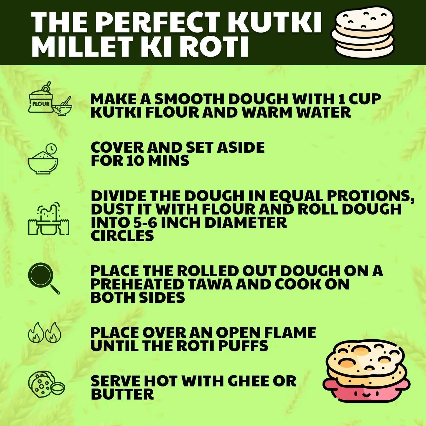 Liimra Naturals Little Millet Kutki Flour - High Fiber, Protein-Packed, Low GI, Gluten-Free , Mineral Rich, 100% Chakki Fresh Flour (250 Gram) Liimra Naturals