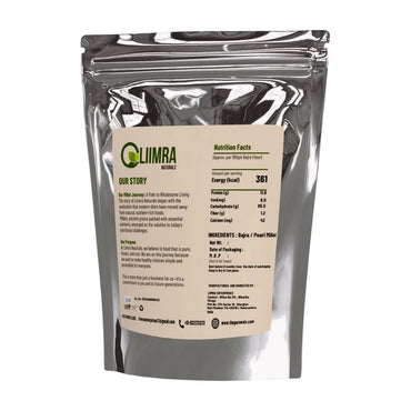 Liimra Naturals Pearl Millet Bajra Flour - High Fiber, Protein-Packed, Low GI, Gluten-Free , Mineral Rich, 100% Chakki Fresh Flour (1000 Gram) Liimra Naturals